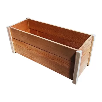 A&G 15"x14"x48" Redwood Formal Planter