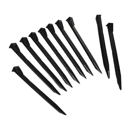 Master Mark Black Terrace Board Stakes 10pk