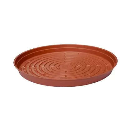 CWP 14" Terracotta Heavy Gauge Vinyl Plant Saucer
