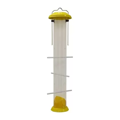 Natures Way 1.6qt Bottoms Up Metal Finch Thistle Feeder