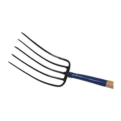 Organic Hay Fork 5 Tine With 54" Handle