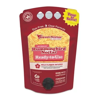 Sweet Seed 3L Hummingbird Nectar Pouch Ready to Use