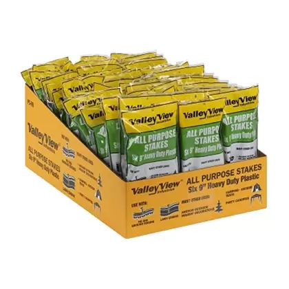 Valley View 9" Poly Stake Bagged
