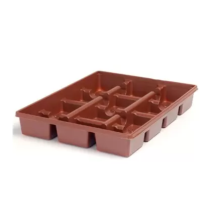 Landmark 04.50 Square Press Fit Tray X 12 Black 100 Per Case 20 Cases Per Pallet