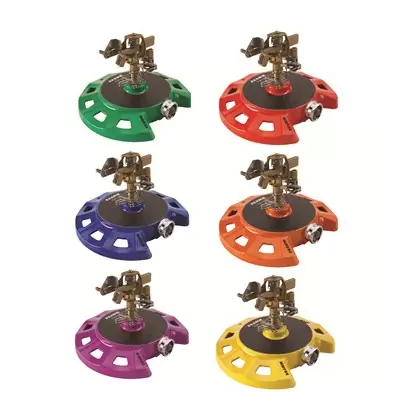 Dramm ColorStorm Circular Base Impulse Sprinkler Assorted Colors