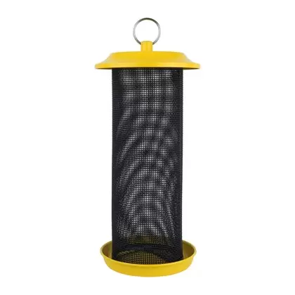 Natures Way 2.125qt Metal Mesh Thistle Bird Feeder Sunglow