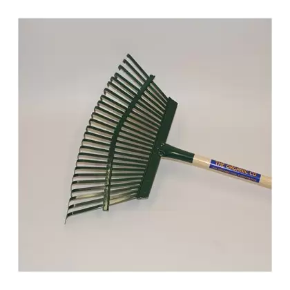 Organic Cal Leaf Rake With Wood 48" Handle