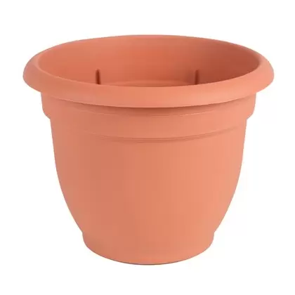 Bloem 12" Ariana with Grid Planter Terra Cotta