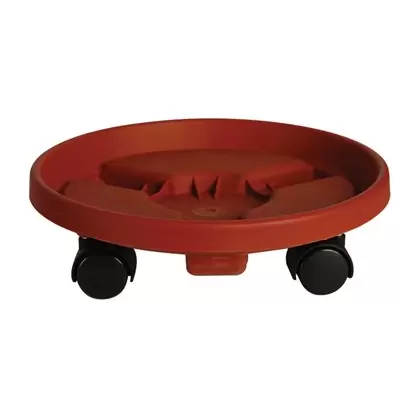 Bloem 12" Round Caddy Terra Cotta