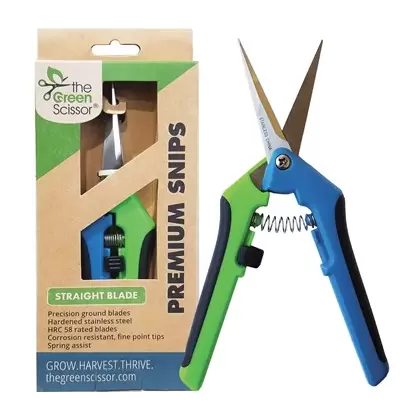Green Scissor Preminium Snips - Straight