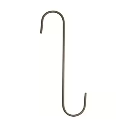 Panacea 6" Black Garden S Hook 2pk