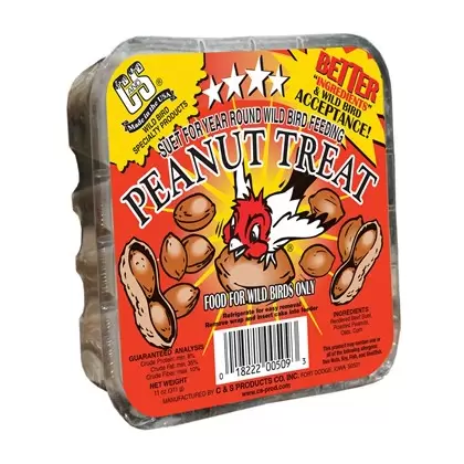 C&S 11oz Peanut Treat Suet Regular Label