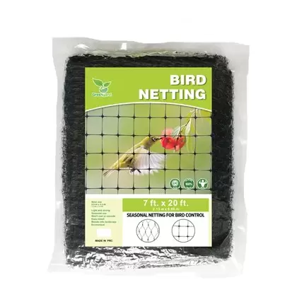 Greenyard 7'x20' Bird Net Folded Black