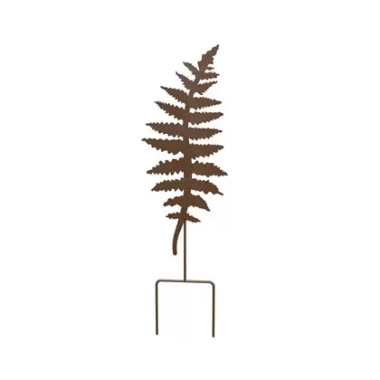 Panacea 30"H Fern Leaf Decorative Yard Stake & Plant Support