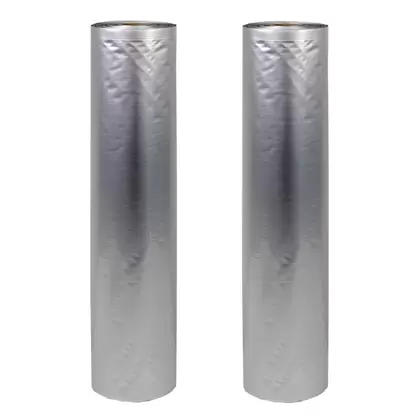 NatureVac Vacuum Seal Bags Aluminum Mylar 15in x 19.5ft (2 Rolls/Box)
