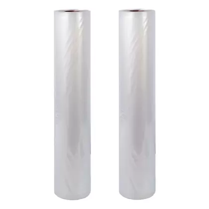 NatureVac Vacuum Seal Bags All Clear 11in x 19.5ft (2 Rolls/Box)