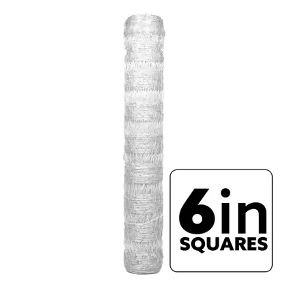 VineLine Durable Plastic Trellis Netting White Roll 5ft x 3300ft