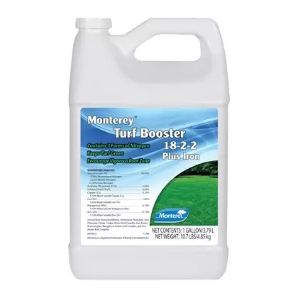 Monterey 1gal Turf Booster 18-2-2+1% Iron