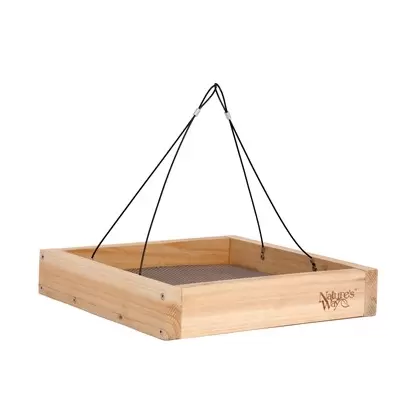 Natures Way Cedar Tray Bird Feeder