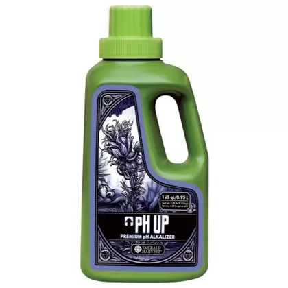 Emerald Harvest pH Up Quart/0.95 Liter (12/Cs)