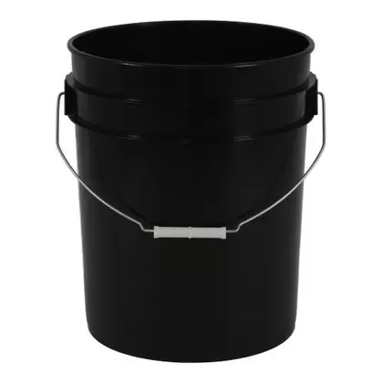 Gro Pro Black Plastic Bucket 5 Gallon
