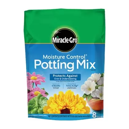 Miracle Gro 8qt Moisture Control Mix