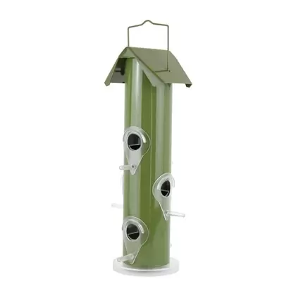 Perky Pet Green Metal Tube Feeder