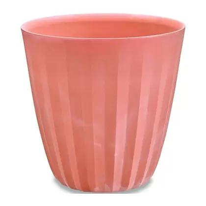Crescent 15" Pleat Planter Weathered Terracotta