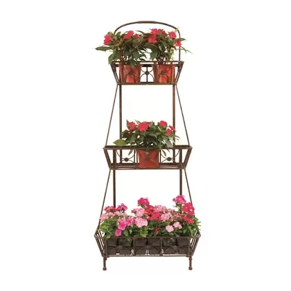 Deer Park 3 Basket Floor Planter