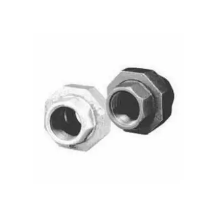 Pipe Union, 1-1/2"FNPT Galvanized Malleable Iron