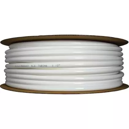 Hydro-Logic 1/2Inches OD tubing roll 165ft white (2/cs)