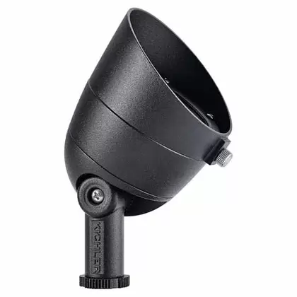 2.5 W 3000K Integrated LED Textured Black Aluminum 35 Degrees Beam Flood Light | KIC16151BKT30