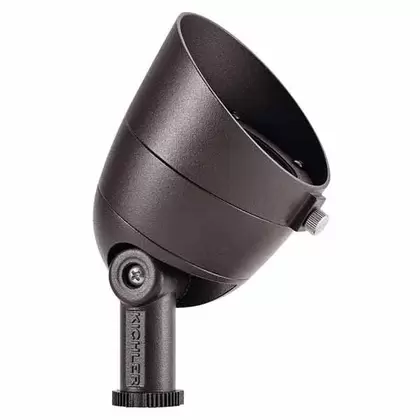 2.5 W 3000K Integrated LED Textured Architectural Bronze Aluminum 60 Degrees Wide Beam Flood Light | KIC16152AZT30