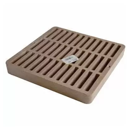 9" x 9" Square Sand Catch Basin Flat Drain Grate | NDS999S