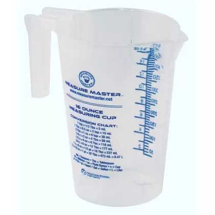 Measure Master Graduated Round Container 16 oz / 500 ml (40/Cs)