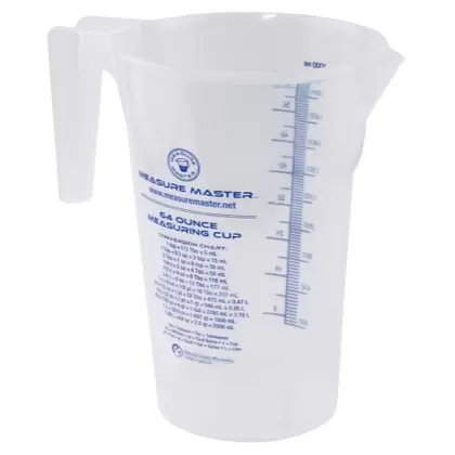 Measure Master Graduated Round Container 64 oz / 2000 ml (20/Cs)