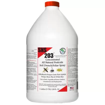SNS 203 Conc. Pesticide Soil Drench/Foliar Spray Gallon (4/Cs)