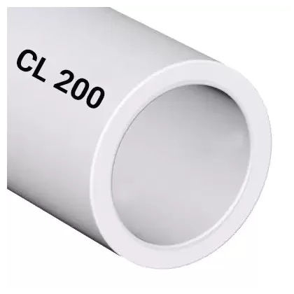 1-1/4" x 20' Class 200 SDR-21 Bell End White PVC Pressure Pipe