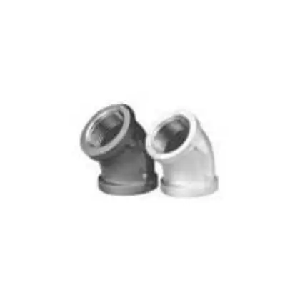 1/2" FNPT Galvanized Malleable Iron 45 Degrees Elbow | TFG45F005