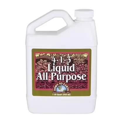 Down to Earth 32oz Liquid All Purpose 4-1-3