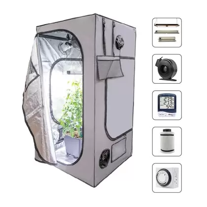 Hort2O 4'x4'x6'7" Grow Tent Kit