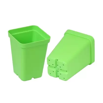 SunPack 2.5" Square Pot, Green