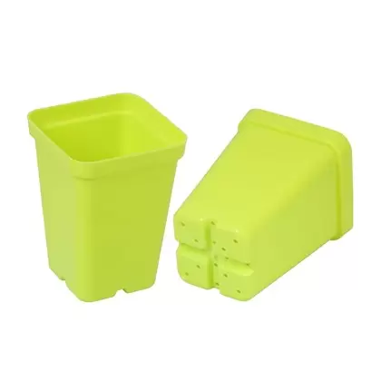 SunPack 2.5" Square Pot, Lime Green