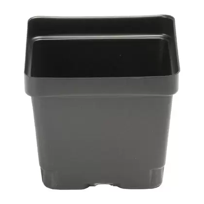 Landmark 04.50 Square Press Fit Pot Black 375 Per Case 28 Cases Per Pallet