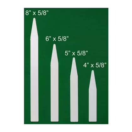 DPI 1000/5" Molded Plastic Labels White