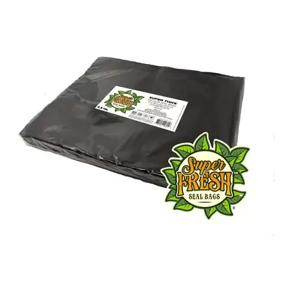 Super Fresh 100pk 15" x 18" 4.5mil Vacuum Seal Bags Clear/Black 6PK/CS