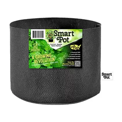 Smart Pot 5gal Black Bulk Box