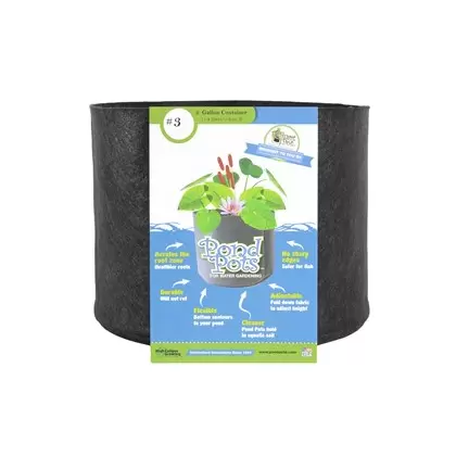 Smart Pot Pond Pot 3gal Black