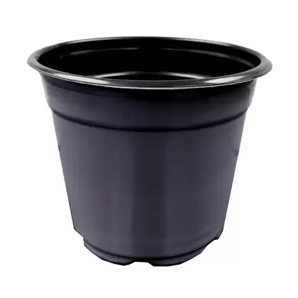 Landmark 04.50 Geranium Round Thermoformed Pot Maxi Grow Black 450 Per Case 48 Cases Per Pallet ( X-45RMGTB )