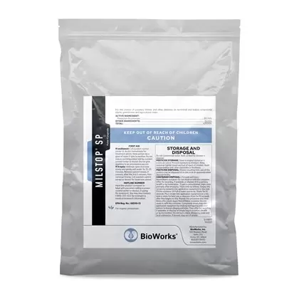 BioWorks MilStop SP 5Lb (8/Cs) OMRI Foliar fungicide ( Potassium bicarbonate )